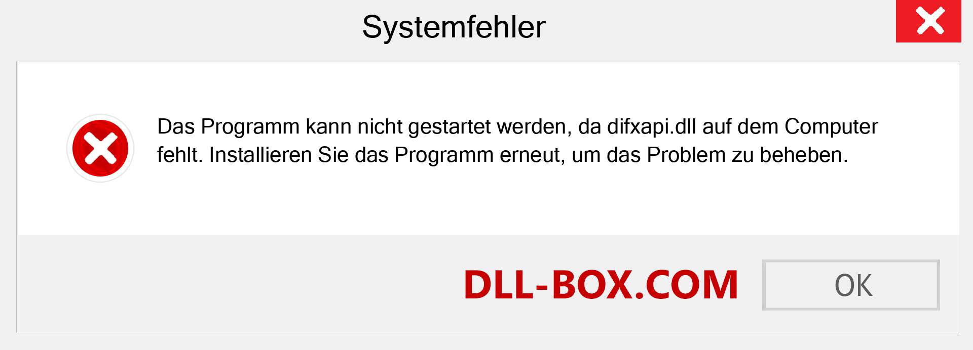 difxapi.dll-Datei fehlt?. Download für Windows 7, 8, 10 - Fix difxapi dll Missing Error unter Windows, Fotos, Bildern